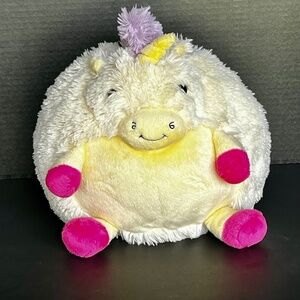 Squishable Yellow & Lavender Plush Unicorn Standard Size
